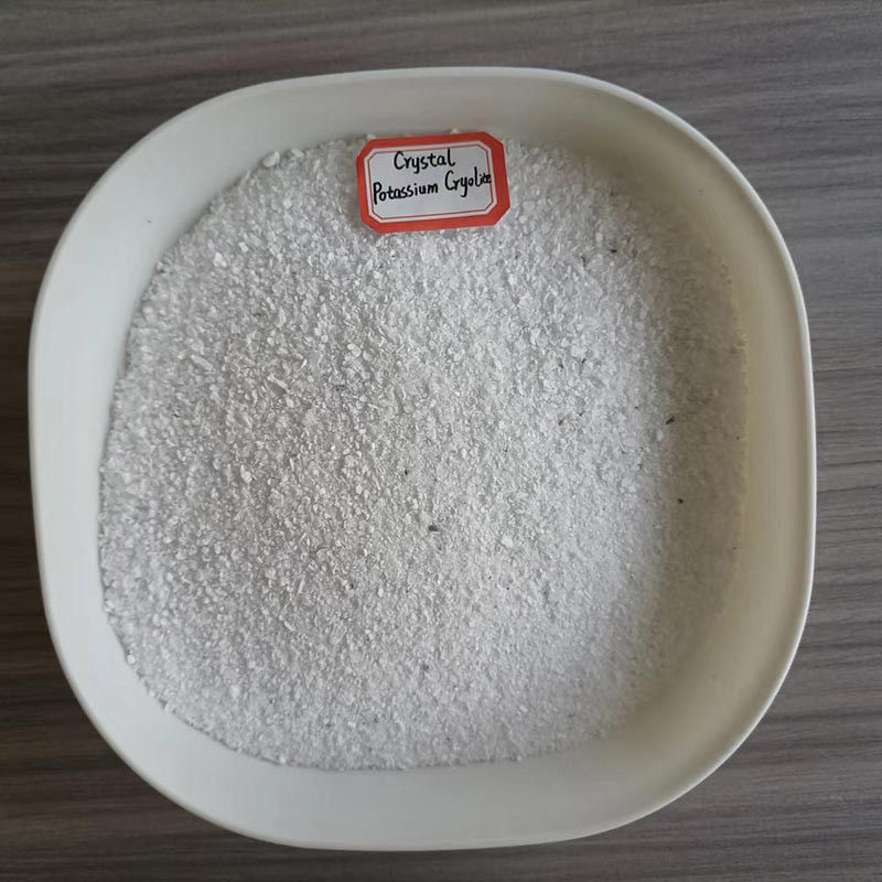 Kryolit potasu nierozpuszczalny w wodzie biały proszek stosowany jako strumienie w procesach lutowania spawania i produkcji aluminium