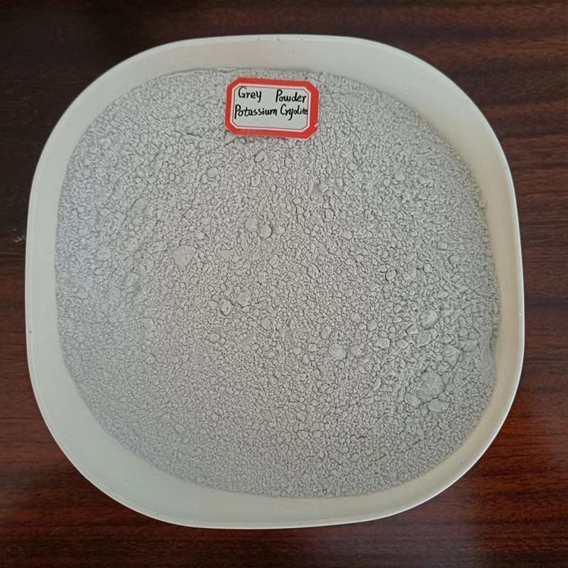 Kryolit potasu nierozpuszczalny w wodzie biały proszek stosowany jako strumienie w procesach lutowania spawania i produkcji aluminium