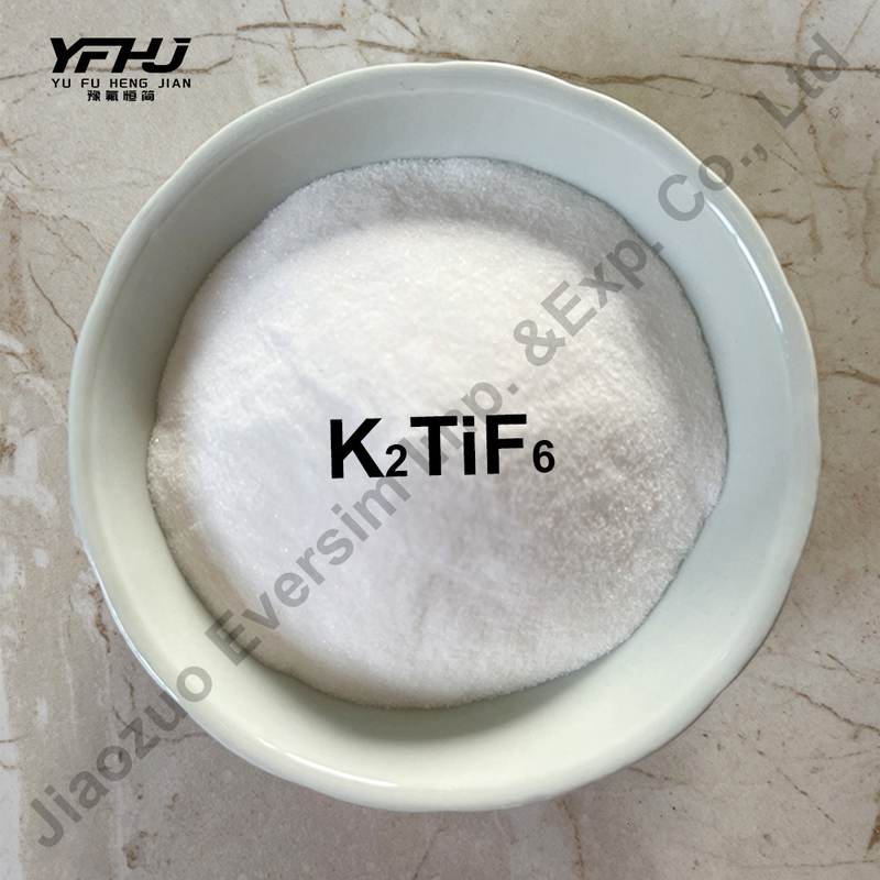 CAS 16919-27-0 Biały proszek Fluorotitanatu Potasu K2 (TiF6) dla przemysłu szklanego