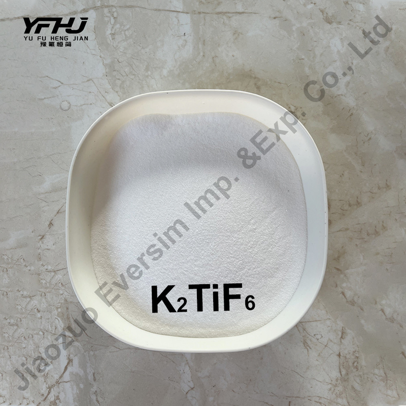 CAS 16919-27-0 Biały proszek Fluorotitanatu Potasu K2 (TiF6) dla przemysłu szklanego