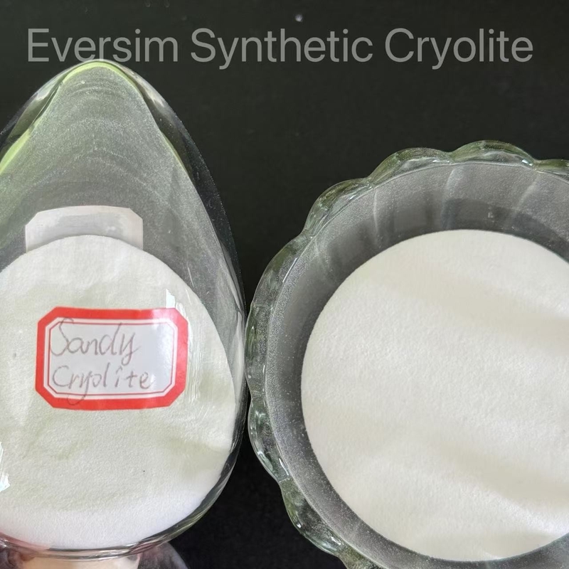 Najwyższej jakości produkt chemiczny Biały piasek CH-1/CM-1 Syntetyczny kriolit Na3AlF6 dla przemysłu ceramicznego